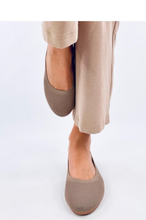 Baleriny skarpetkowe CAVADAY KHAKI - Inello Baleriny skarpetkowe CAVADAY KHAKI - Inello