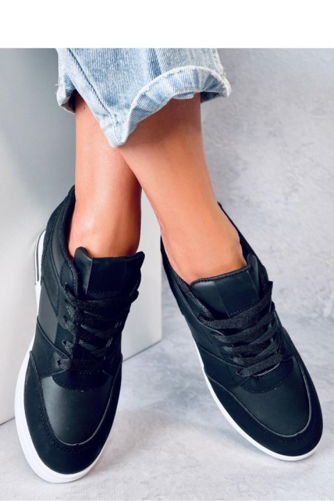 Sneakersy na koturnie RINNO BLACK - Inello Sneakersy na koturnie RINNO BLACK - Inello