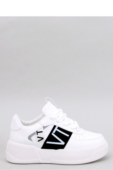 Sneakersy na platformie STERRY WHITE BLACK - Inello Sneakersy na platformie STERRY WHITE BLACK - Inello