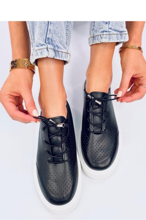 Trampki ażurowe ZINDER BLACK - Inello Trampki ażurowe ZINDER BLACK - Inello