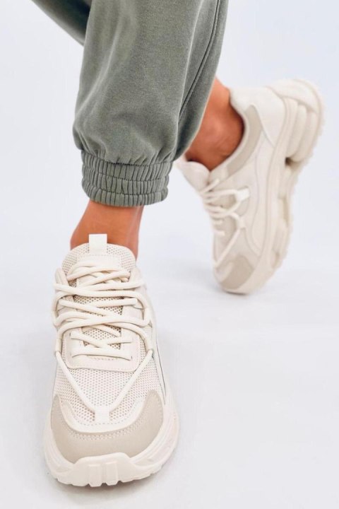 Sneakersy damskie SUDGEN BEIGE - Inello