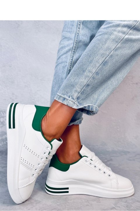Sneakersy na koturnie MAES GREEN - Inello Sneakersy na koturnie MAES GREEN - Inello