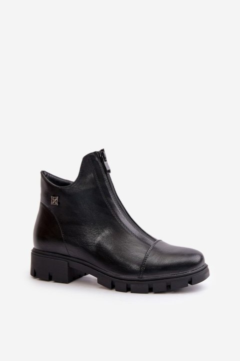 Botki Model Verietta RMR23123-11 Black - Step in style Botki Model Verietta RMR23123-11 Black - Step in style
