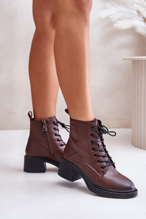 Botki Model Vinceza 66722 Brown - Step in style Botki Model Vinceza 66722 Brown - Step in style