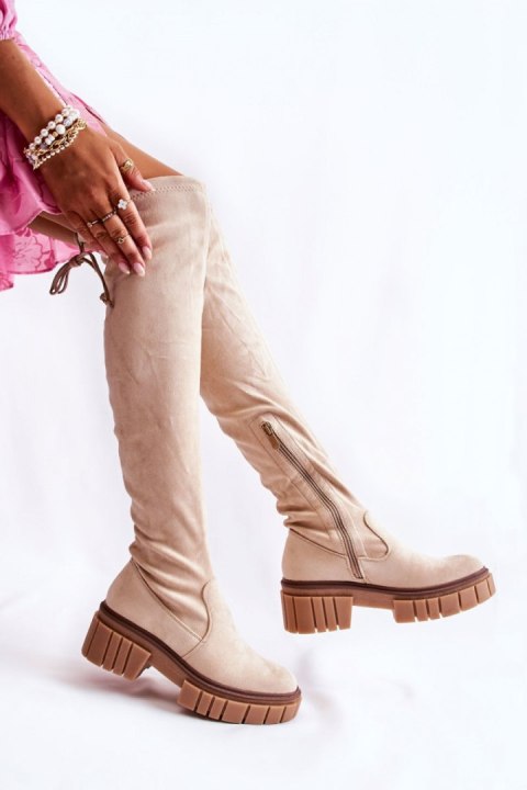 Kozaki Model Cheera UK105P Light Beige - Step in style Kozaki Model Cheera UK105P Light Beige - Step in style