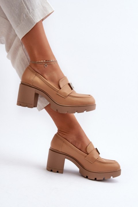 Półbuty Model Ranunca RMR23108-2 camel - Step in style Półbuty Model Ranunca RMR23108-2 camel - Step in style