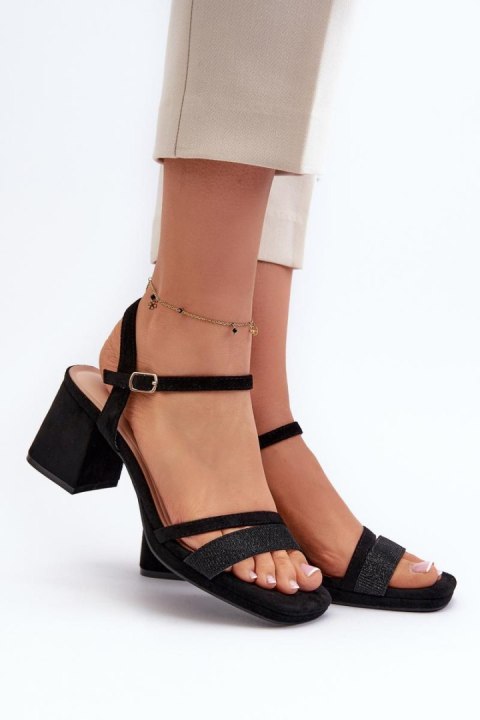 Sandały Model Tessata C-147 Black - Step in style Sandały Model Tessata C-147 Black - Step in style