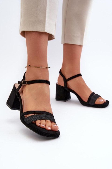 Sandały Model Tessata C-147 Black - Step in style Sandały Model Tessata C-147 Black - Step in style