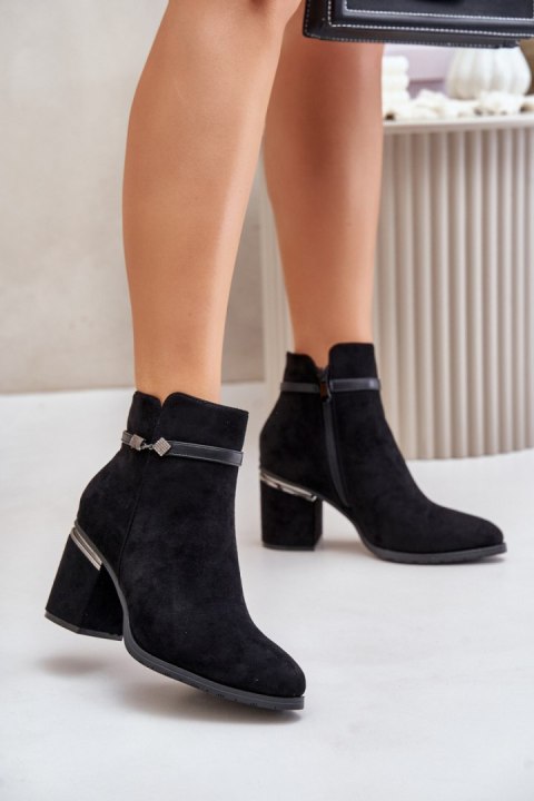 Botki Model Vinceza 16446 Black - Step in style Botki Model Vinceza 16446 Black - Step in style