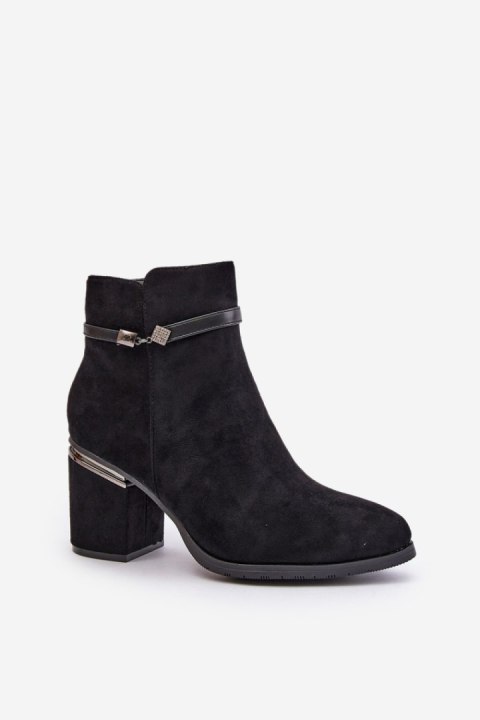 Botki Model Vinceza 16446 Black - Step in style Botki Model Vinceza 16446 Black - Step in style