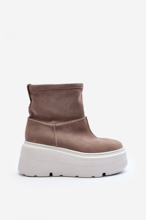 Botki Model Zazoo 3424 Beige - Step in style Botki Model Zazoo 3424 Beige - Step in style