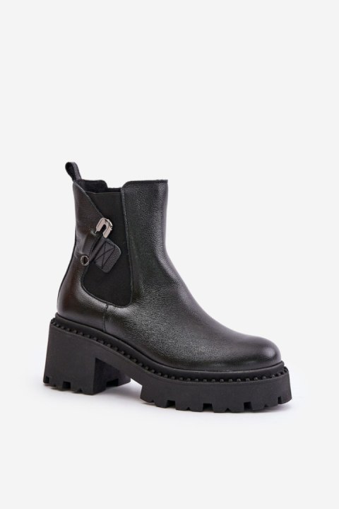 Botki Model Zazoo 60490 Black - Step in style Botki Model Zazoo 60490 Black - Step in style