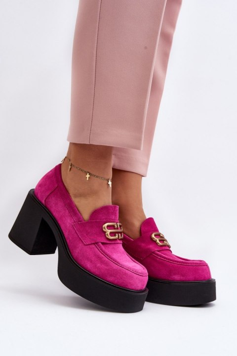 Półbuty Model Zazoo 20170 Fuksja Zamsz - Step in style Półbuty Model Zazoo 20170 Fuksja Zamsz - Step in style