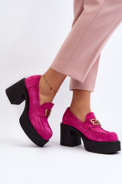 Półbuty Model Zazoo 20170 Fuksja Zamsz - Step in style Półbuty Model Zazoo 20170 Fuksja Zamsz - Step in style