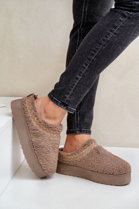 Śniegowce Model Mesirra MC-39 Dark Beige - Step in style Śniegowce Model Mesirra MC-39 Dark Beige - Step in style