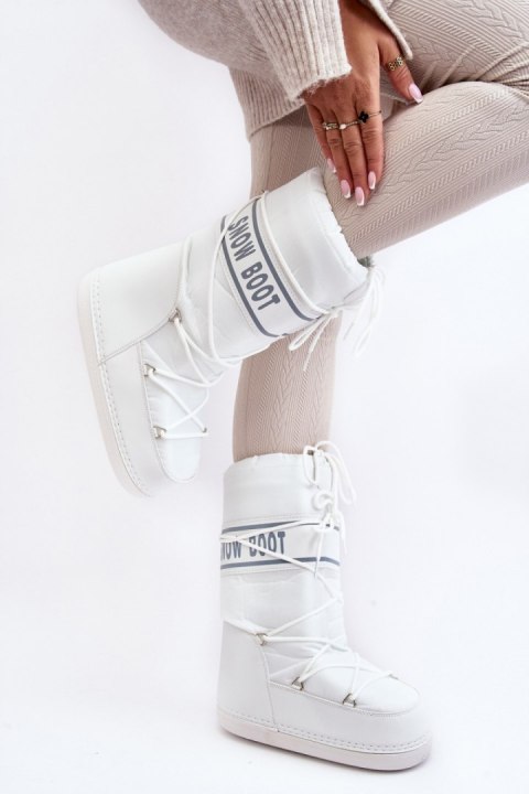 Śniegowce Model Venila NB618 White - Step in style Śniegowce Model Venila NB618 White - Step in style