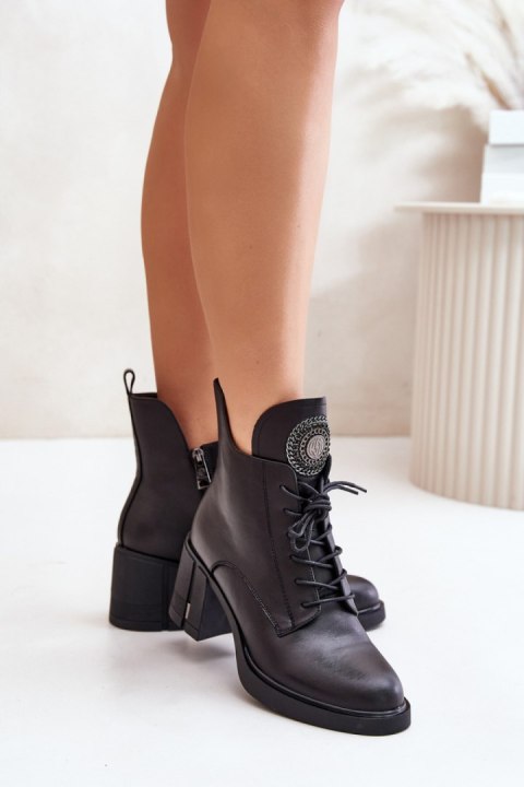 Botki Model Vinceza 66676 Black - Step in style Botki Model Vinceza 66676 Black - Step in style
