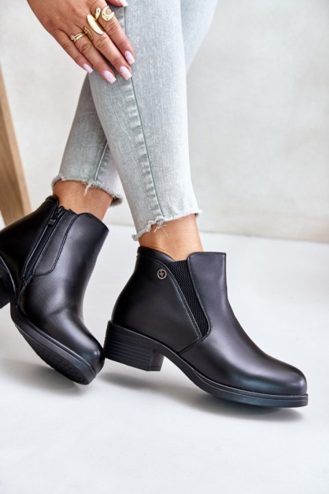 Botki Model Vinceza 85150 Black - Step in style Botki Model Vinceza 85150 Black - Step in style