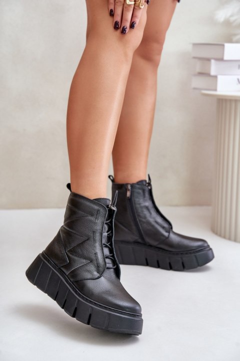 Botki Model Zazoo 60472 Black - Step in style Botki Model Zazoo 60472 Black - Step in style