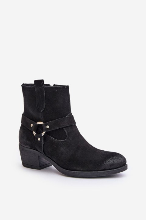 Botki Model Zazoo 60477 Black - Step in style Botki Model Zazoo 60477 Black - Step in style