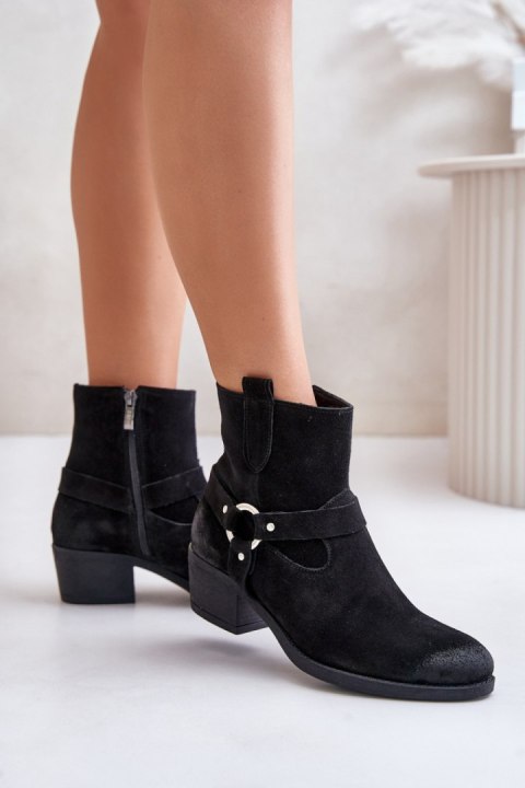 Botki Model Zazoo 60477 Black - Step in style Botki Model Zazoo 60477 Black - Step in style