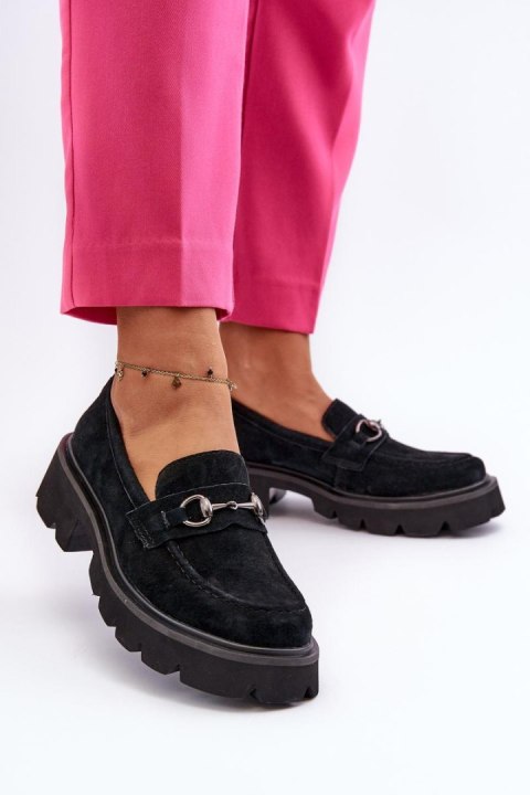 Mokasyny Model Neloria 7888 Black - Step in style Mokasyny Model Neloria 7888 Black - Step in style