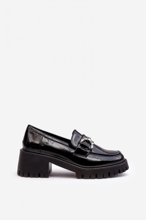 Półbuty Model Lemmitty 2646-6 Black Lakier - Step in style Półbuty Model Lemmitty 2646-6 Black Lakier - Step in style