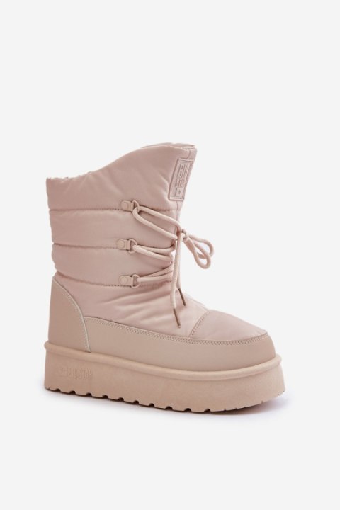Śniegowce Model Big Star OO274885 Beige - Step in style Śniegowce Model Big Star OO274885 Beige - Step in style