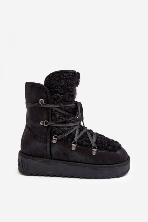 Śniegowce Model D.Franklin DFSH370004 Black - Step in style Śniegowce Model D.Franklin DFSH370004 Black - Step in style