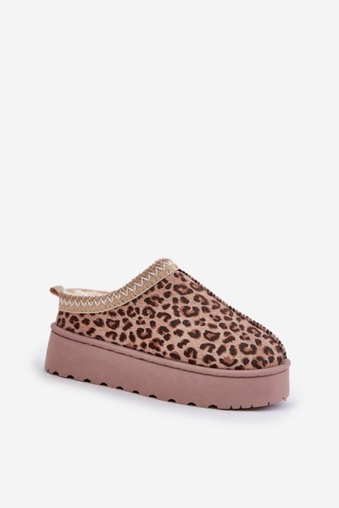 Śniegowce Model Remenia 20219-4K Brown Leopard - Step in style Śniegowce Model Remenia 20219-4K Brown Leopard - Step in style