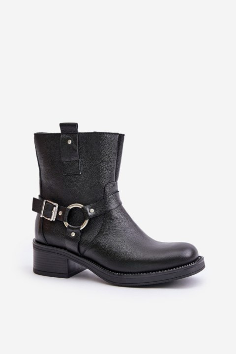 Botki Model Zazoo 60480 Black - Step in style Botki Model Zazoo 60480 Black - Step in style