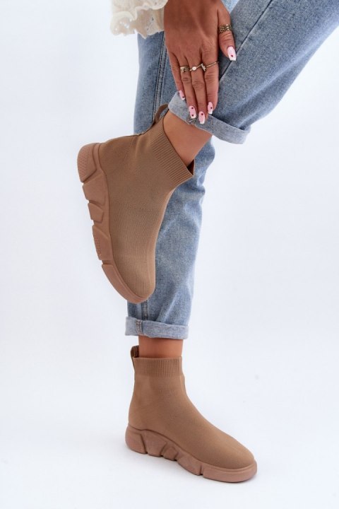 Buty Sportowe Model Zirila FC809-63 Beige - Step in style Buty Sportowe Model Zirila FC809-63 Beige - Step in style