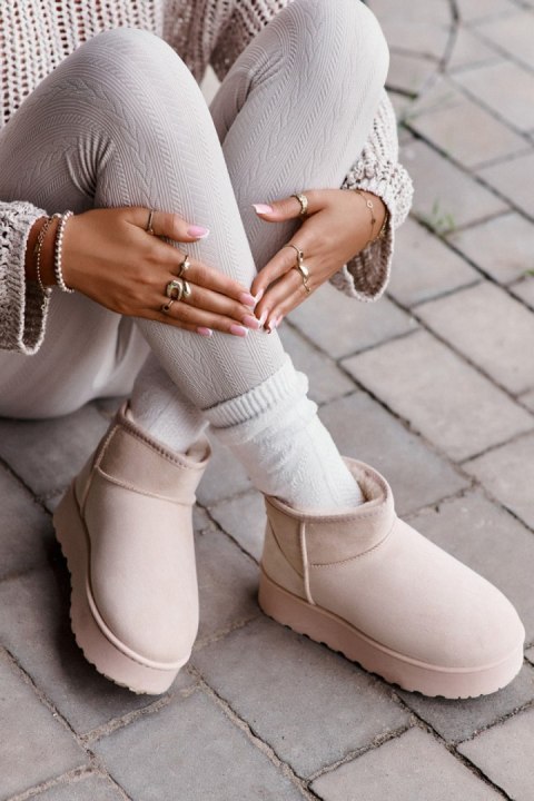 Śniegowce Model Xamella 20216-4F Light Beige - Step in style Śniegowce Model Xamella 20216-4F Light Beige - Step in style