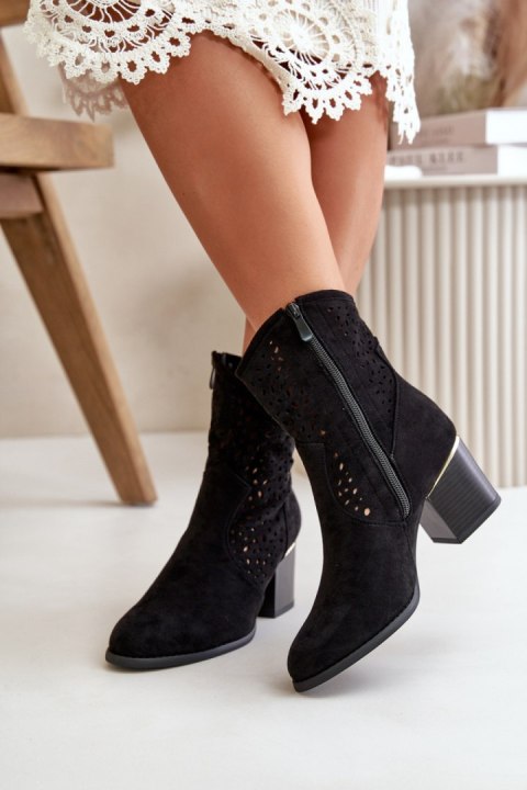 Botki Model Sevana NS526P Black - Step in style Botki Model Sevana NS526P Black - Step in style
