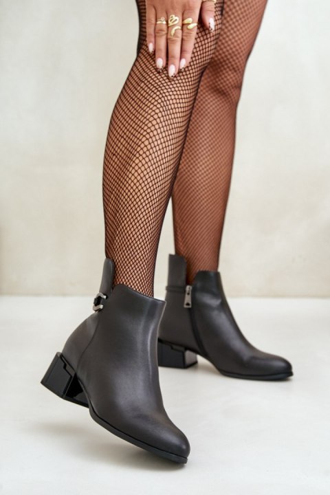 Botki Model Vinceza 66724 Black - Step in style Botki Model Vinceza 66724 Black - Step in style