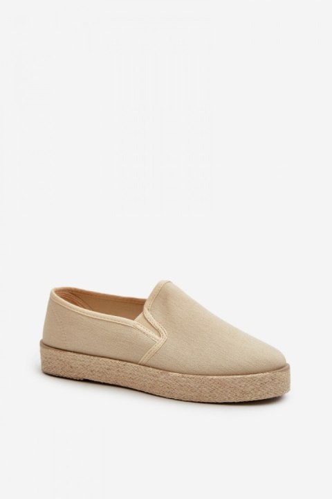 Espadryle Model Naloenma 24TX02-7698 Beige - Step in style Espadryle Model Naloenma 24TX02-7698 Beige - Step in style