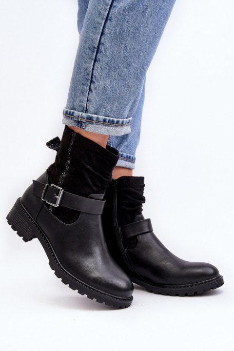 Botki Model Cillolis M667 Black - Step in style Botki Model Cillolis M667 Black - Step in style