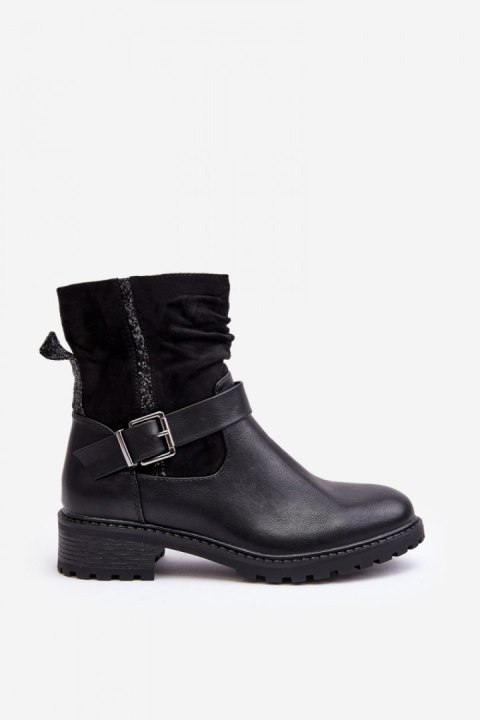 Botki Model Cillolis M667 Black - Step in style Botki Model Cillolis M667 Black - Step in style