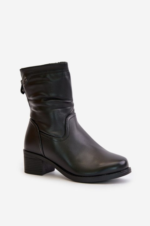 Botki Model Vinceza 85155 Black - Step in style Botki Model Vinceza 85155 Black - Step in style