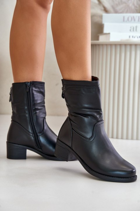 Botki Model Vinceza 85155 Black - Step in style Botki Model Vinceza 85155 Black - Step in style