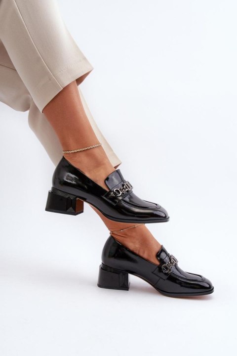 Czółenka Model S.Barski MR38-960 Black - Step in style Czółenka Model S.Barski MR38-960 Black - Step in style