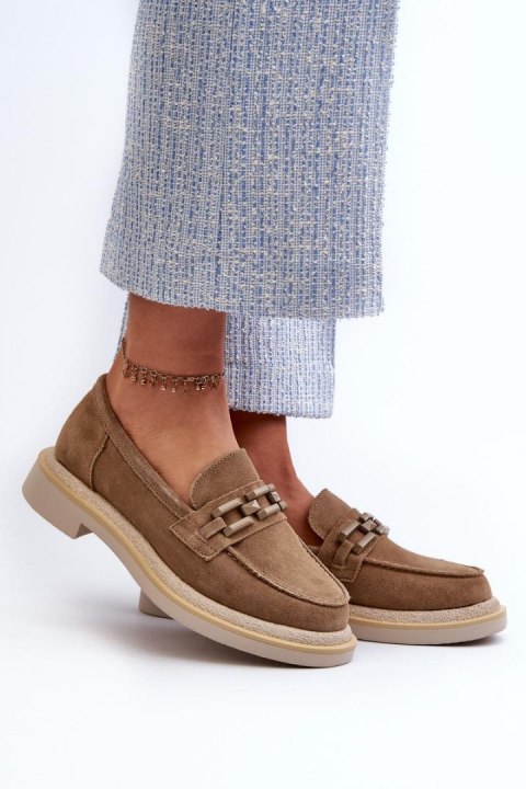 Mokasyny Model DA TW101 Brown - Step in style Mokasyny Model DA TW101 Brown - Step in style