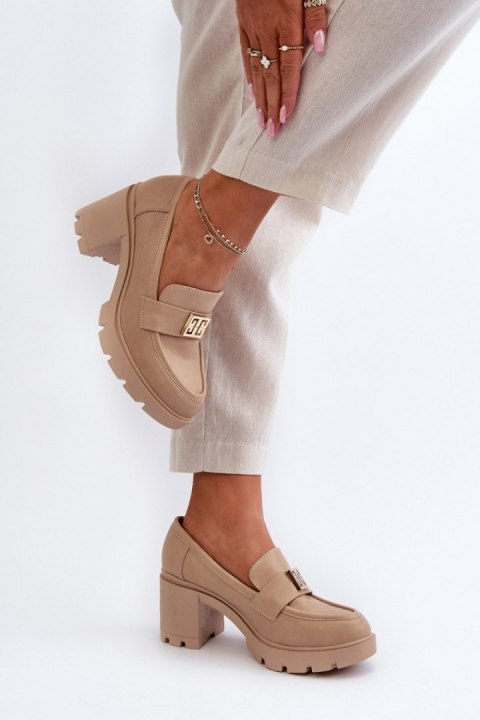 Półbuty Model Ranunca RMR23108-2 Beige - Step in style Półbuty Model Ranunca RMR23108-2 Beige - Step in style