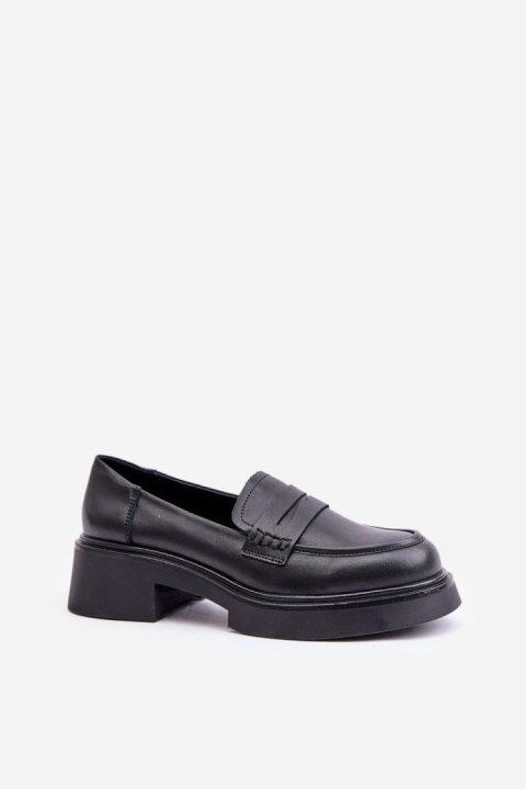 Mokasyny Model DA JC42-61 Black - Step in style Mokasyny Model DA JC42-61 Black - Step in style