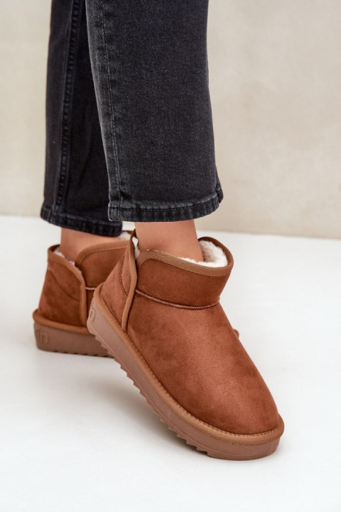 Śniegowce Model D.Franklin DFSH370010 Brown - Step in style Śniegowce Model D.Franklin DFSH370010 Brown - Step in style