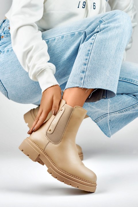 Sztyblety Model 250004TA-PU Beige - PRIMO Sztyblety Model 250004TA-PU Beige - PRIMO
