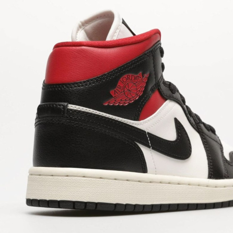 Nike Air Jordan 1 Mid Czarno-Białe Nike Air Jordan 1 Mid Czarno-Białe