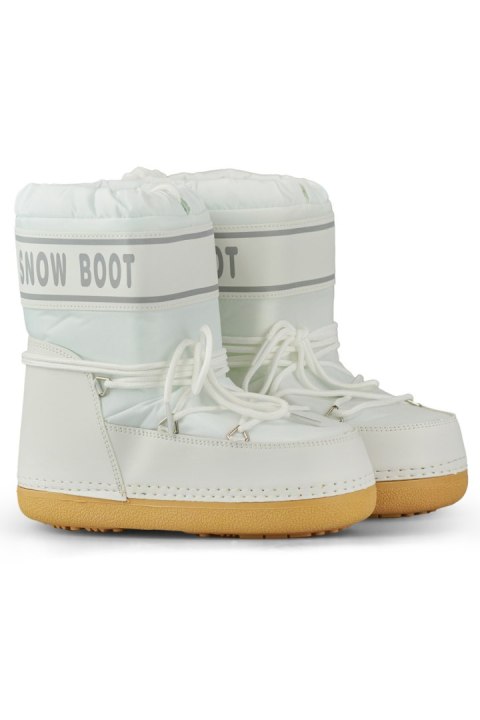 Śniegowce Model 6855-2W White - PRIMO Śniegowce Model 6855-2W White - PRIMO