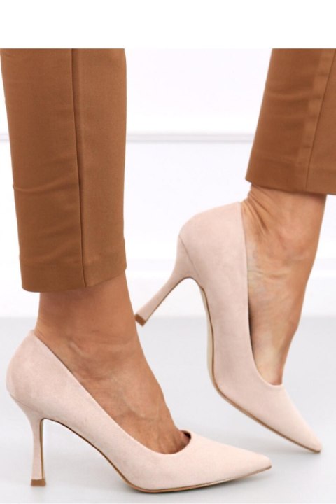 Szpilki damskie zamszowe GIORGIA BEIGE - Inello Szpilki damskie zamszowe GIORGIA BEIGE - Inello
