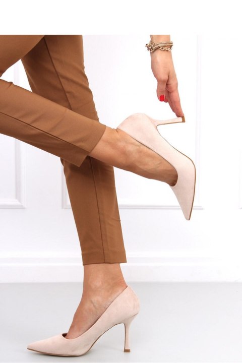 Szpilki damskie zamszowe GIORGIA BEIGE - Inello Szpilki damskie zamszowe GIORGIA BEIGE - Inello